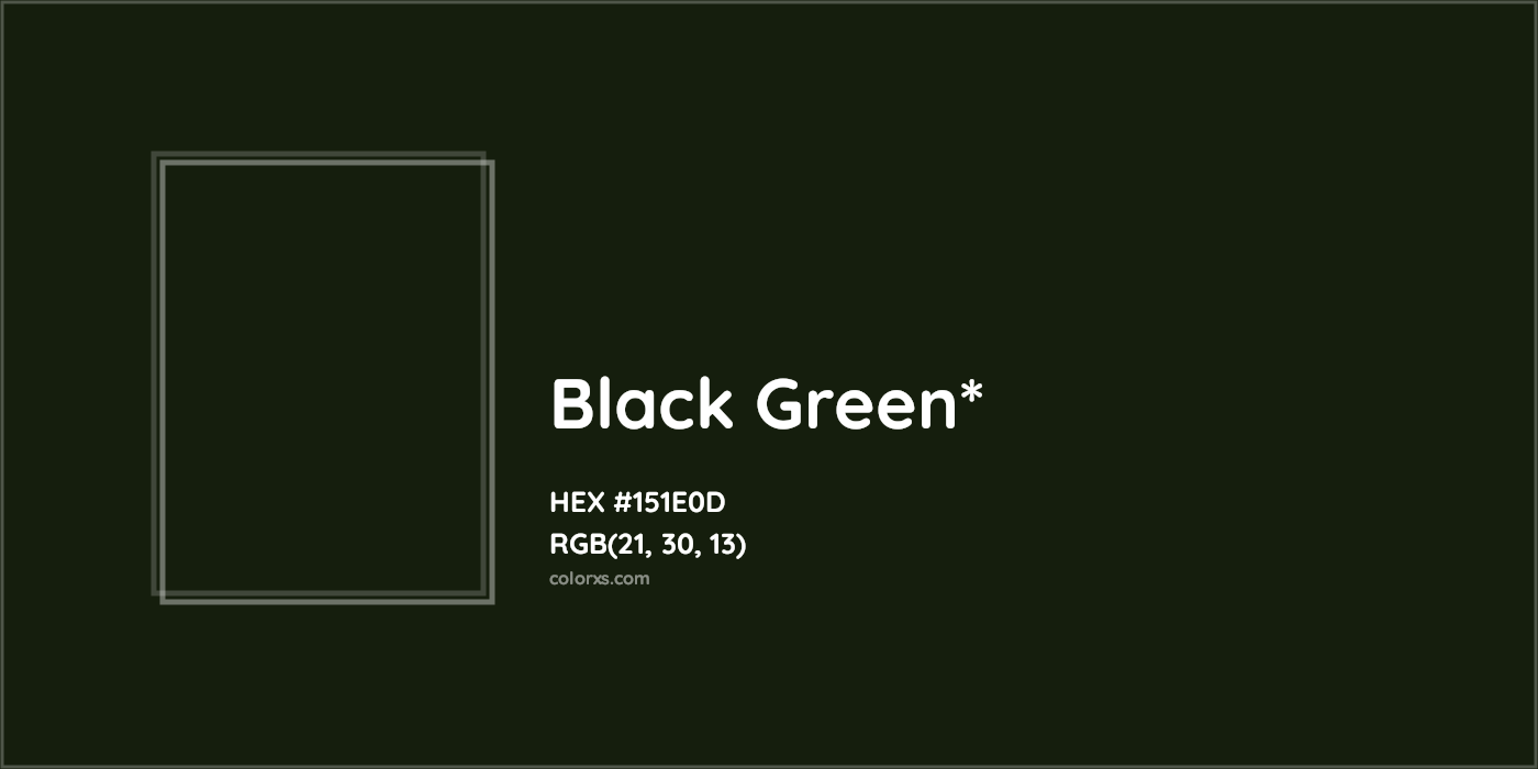 HEX #151E0D Color Name, Color Code, Palettes, Similar Paints, Images