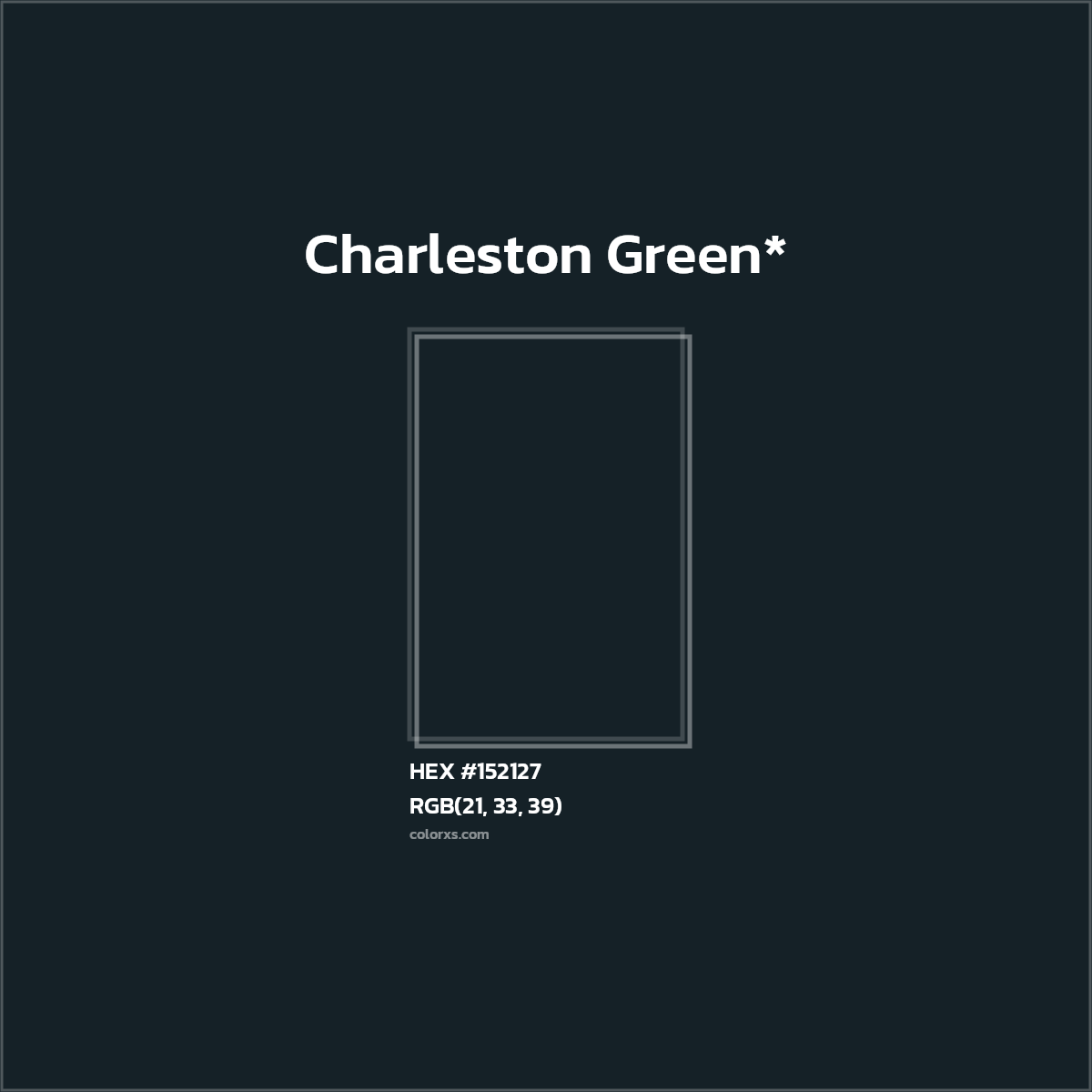 HEX #152127 Color Name, Color Code, Palettes, Similar Paints, Images