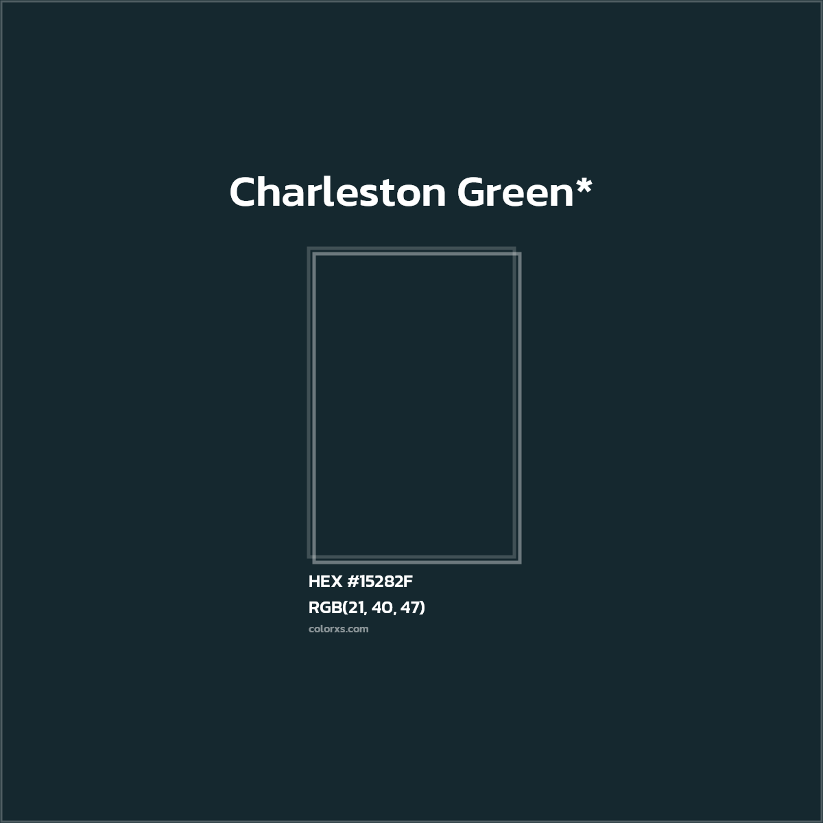 HEX #15282F Color Name, Color Code, Palettes, Similar Paints, Images