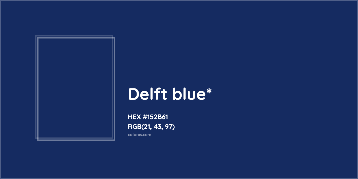 HEX #152B61 Color Name, Color Code, Palettes, Similar Paints, Images