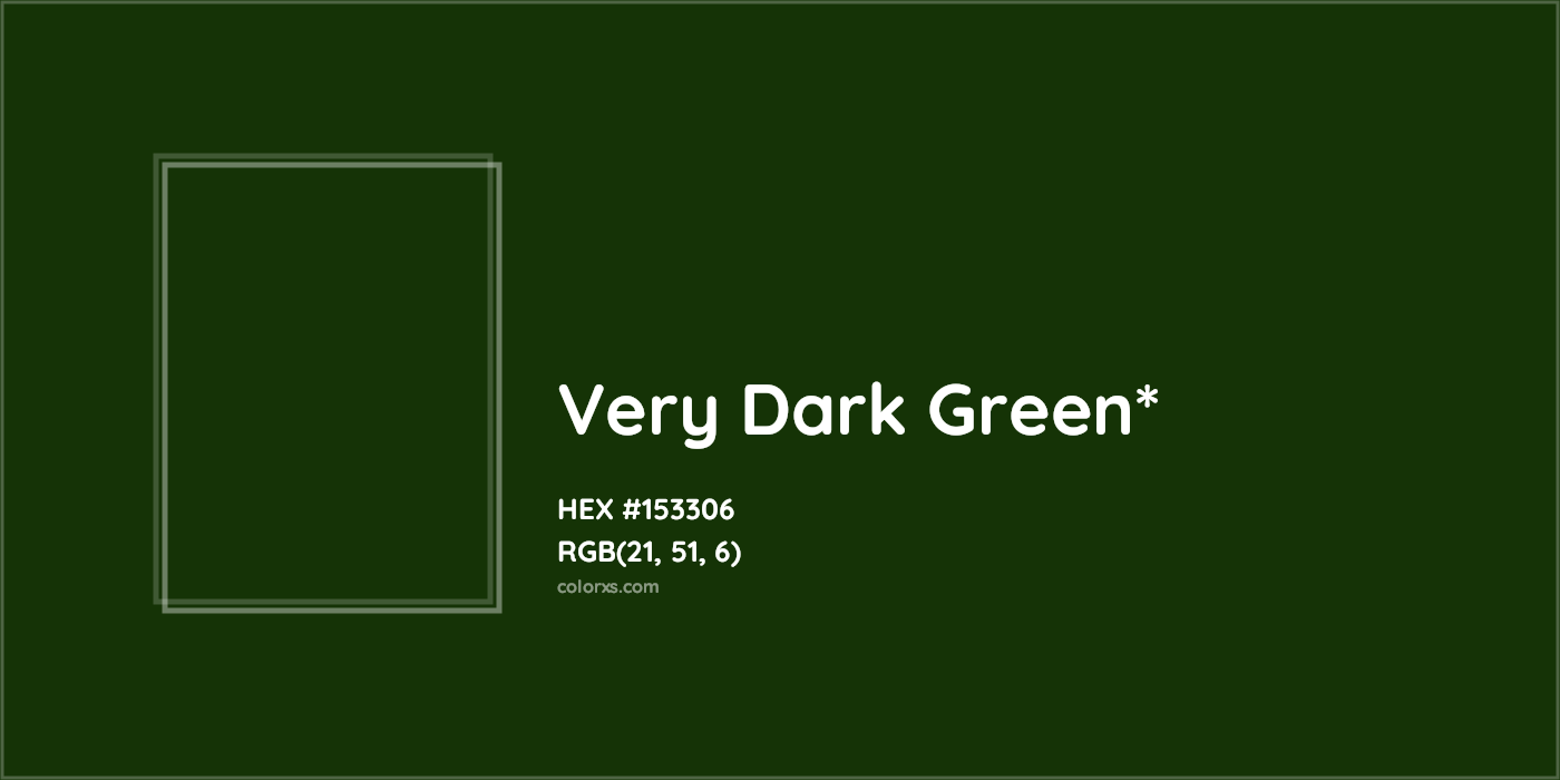 HEX #153306 Color Name, Color Code, Palettes, Similar Paints, Images