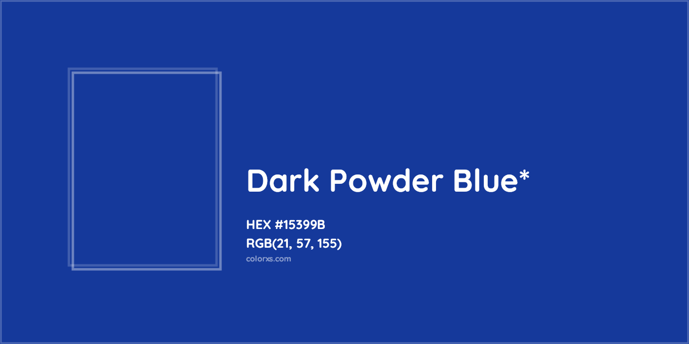 HEX #15399B Color Name, Color Code, Palettes, Similar Paints, Images