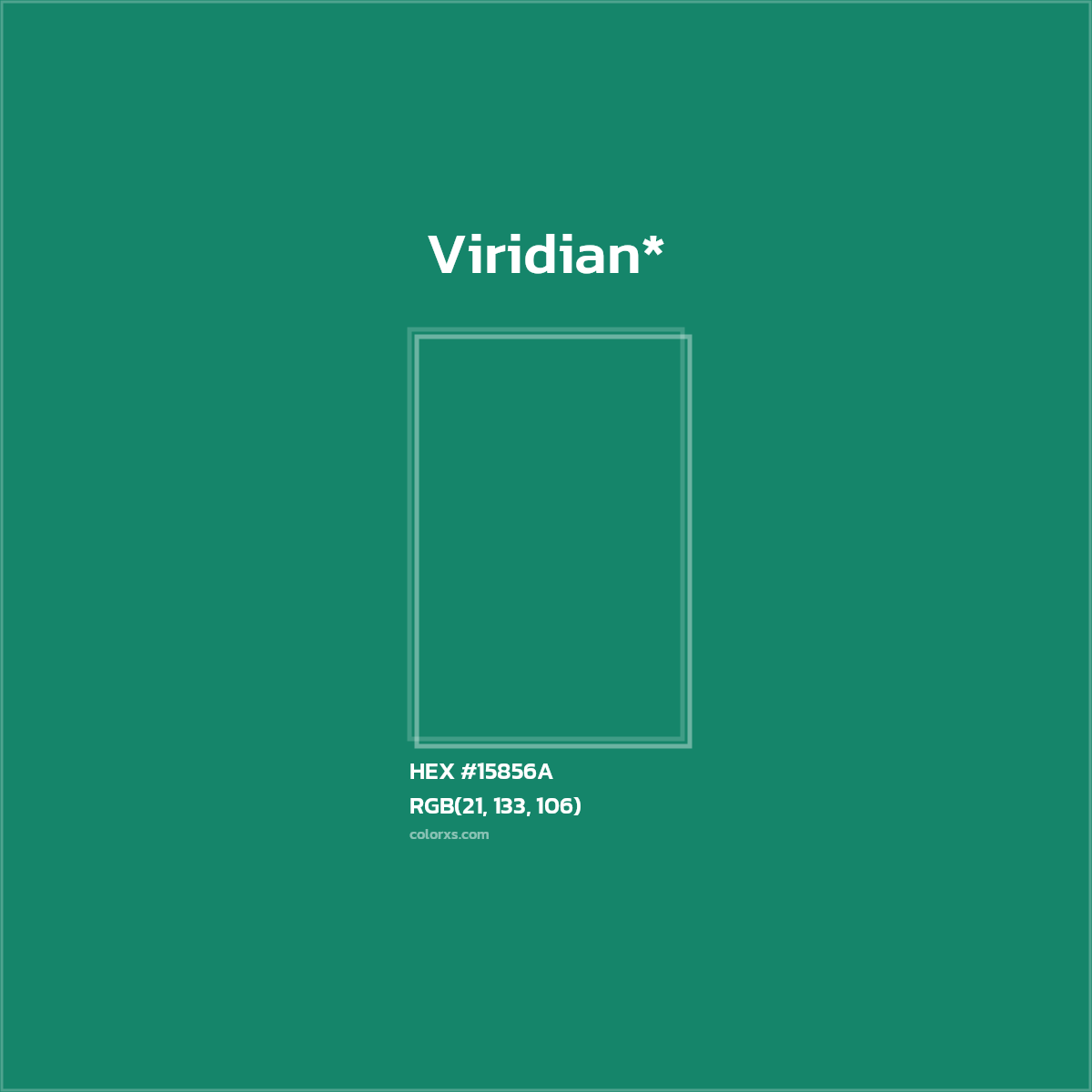 HEX #15856A Color Name, Color Code, Palettes, Similar Paints, Images