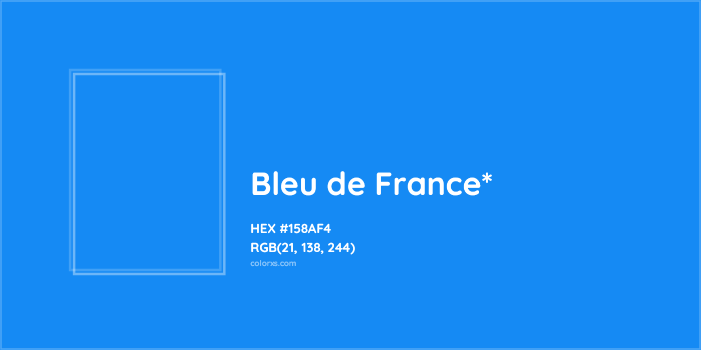 HEX #158AF4 Color Name, Color Code, Palettes, Similar Paints, Images