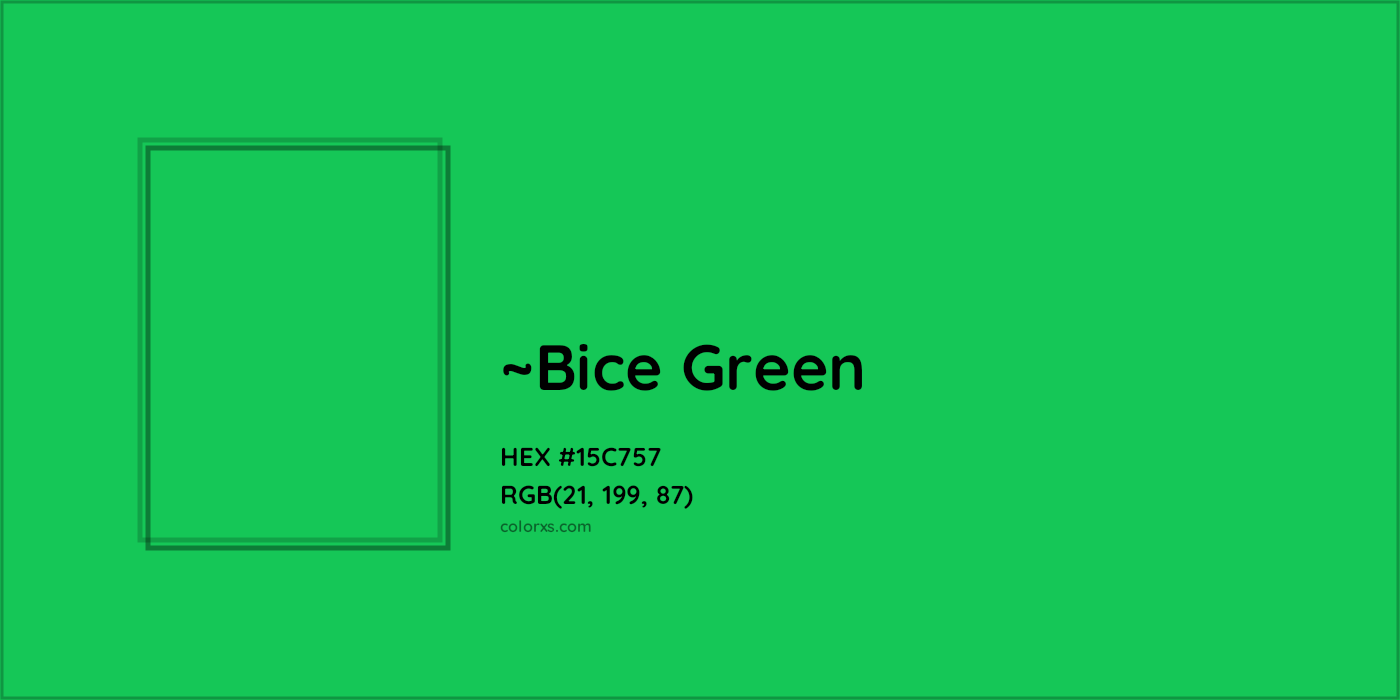 HEX #15C757 Color Name, Color Code, Palettes, Similar Paints, Images