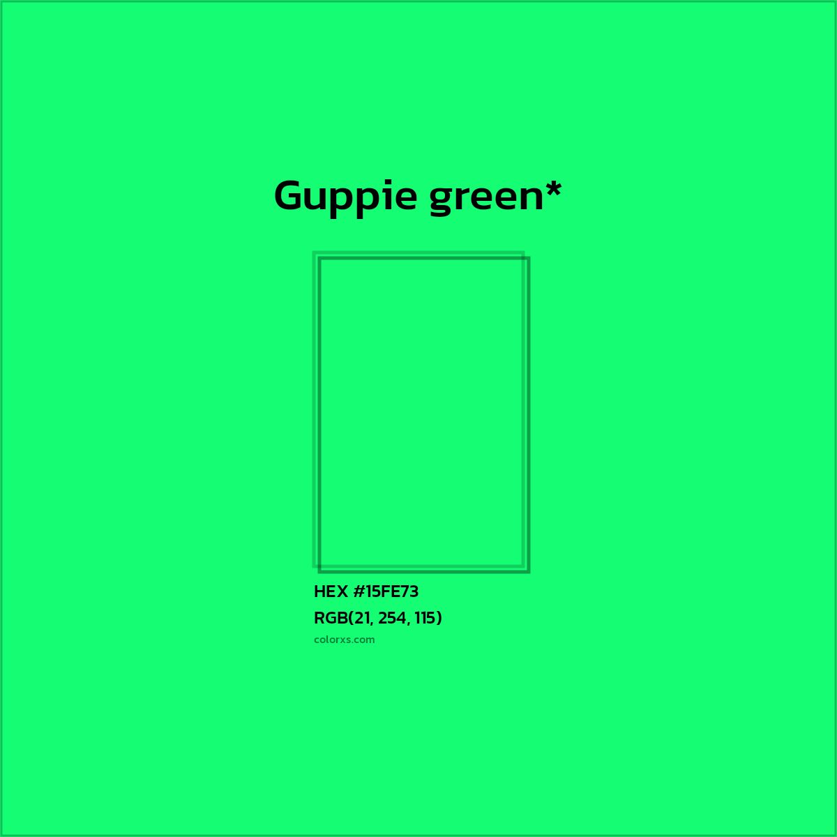 HEX #15FE73 Color Name, Color Code, Palettes, Similar Paints, Images