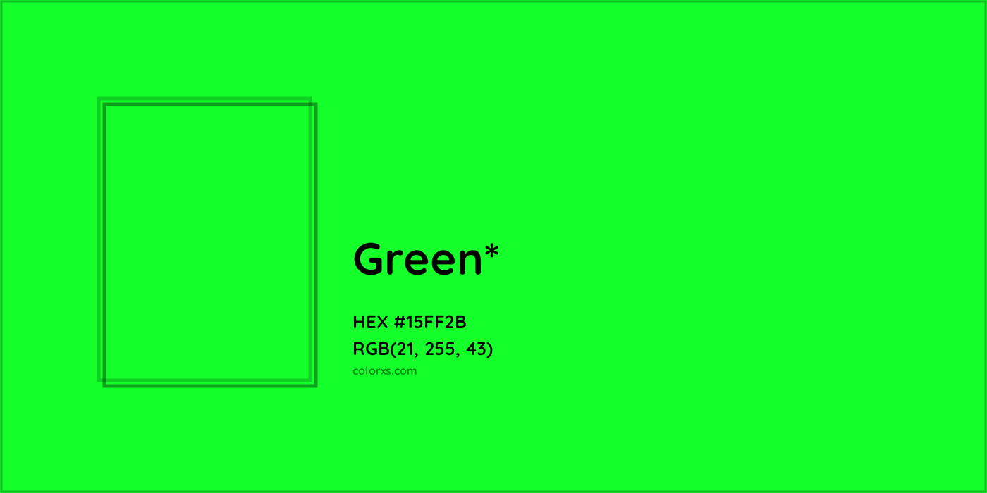 HEX #15FF2B Color Name, Color Code, Palettes, Similar Paints, Images