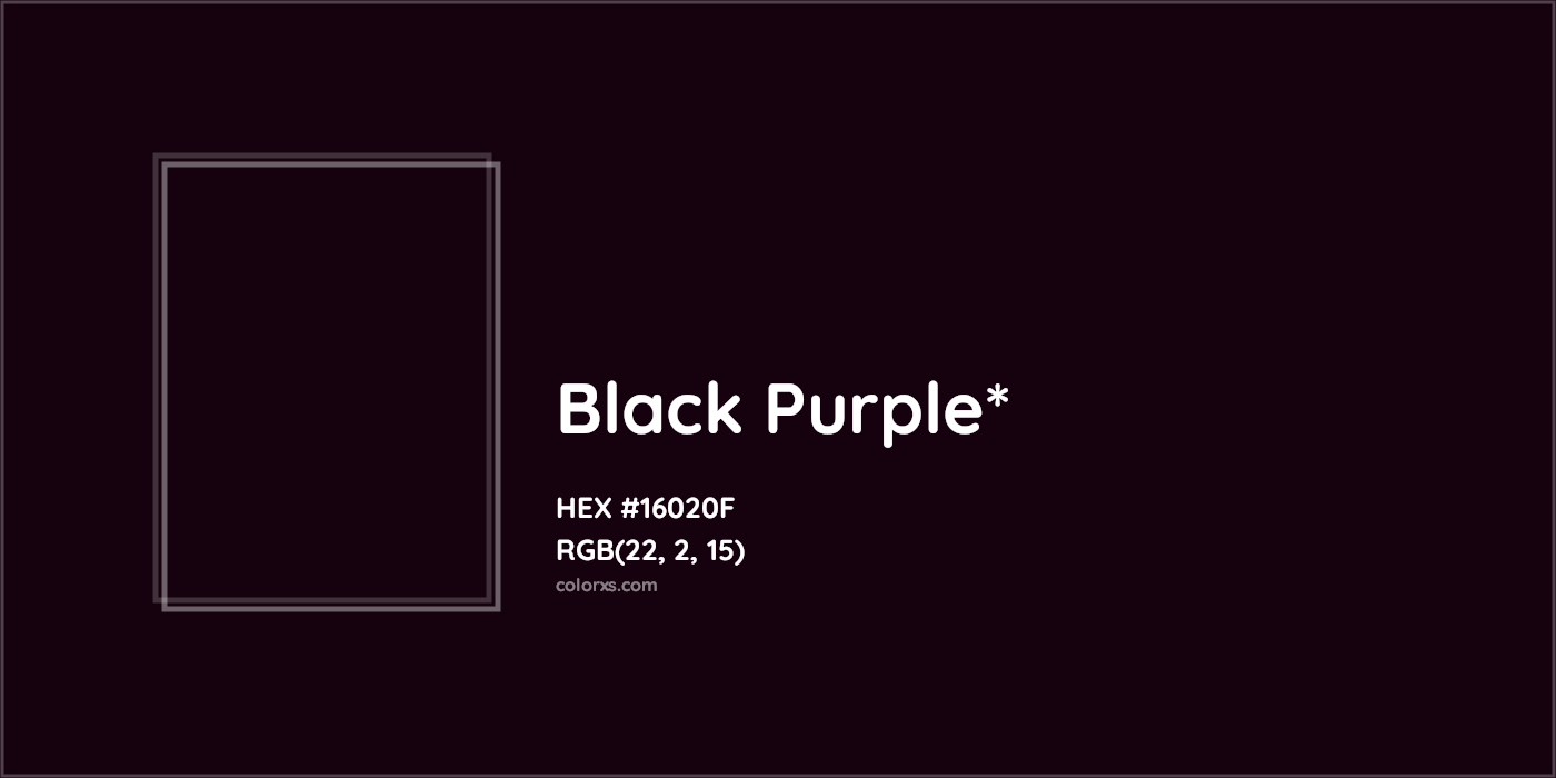 HEX #16020F Color Name, Color Code, Palettes, Similar Paints, Images