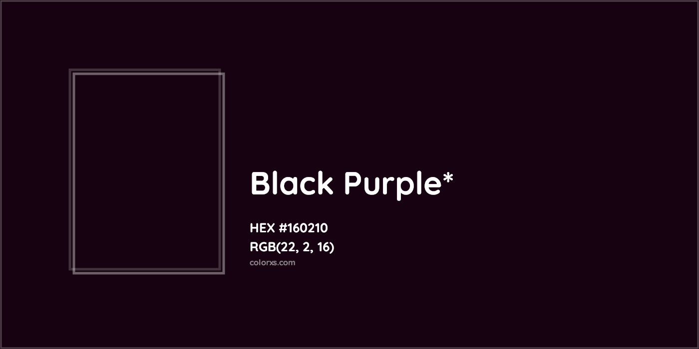 HEX #160210 Color Name, Color Code, Palettes, Similar Paints, Images