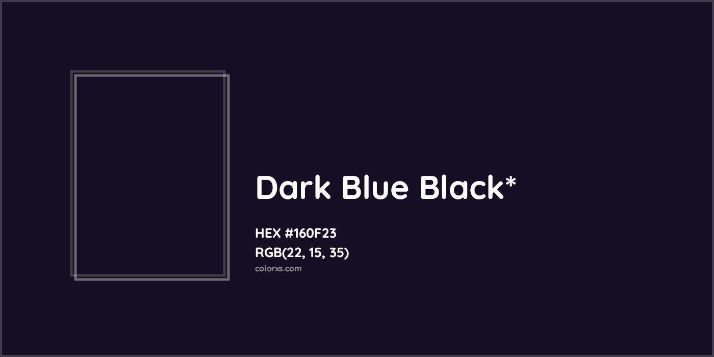 HEX #160F23 Color Name, Color Code, Palettes, Similar Paints, Images