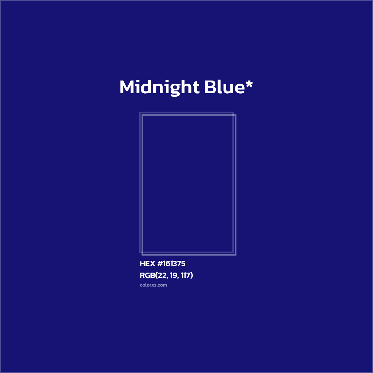 HEX #161375 Color Name, Color Code, Palettes, Similar Paints, Images