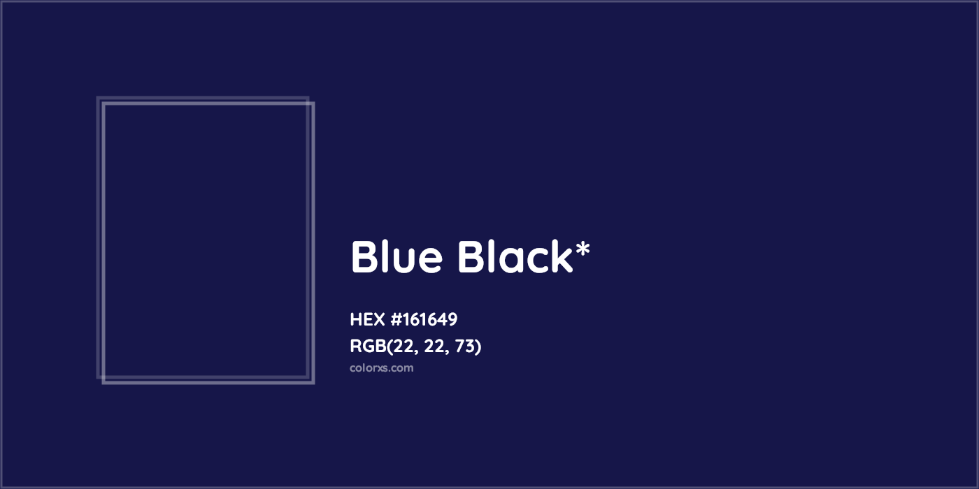 HEX #161649 Color Name, Color Code, Palettes, Similar Paints, Images