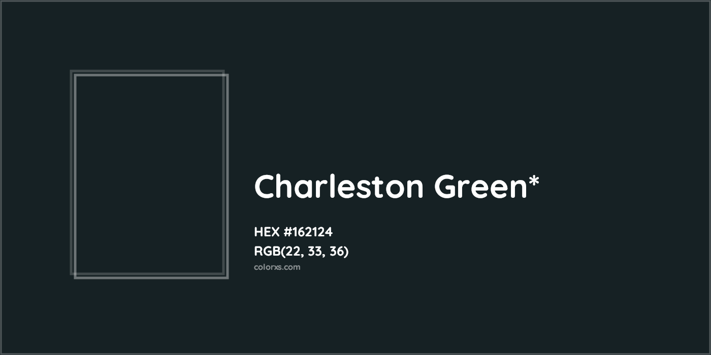 HEX #162124 Color Name, Color Code, Palettes, Similar Paints, Images