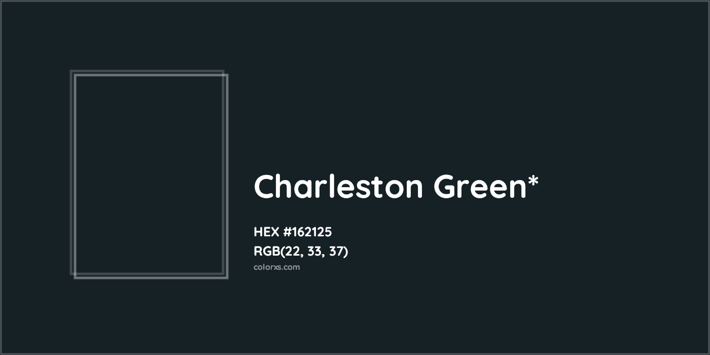 HEX #162125 Color Name, Color Code, Palettes, Similar Paints, Images
