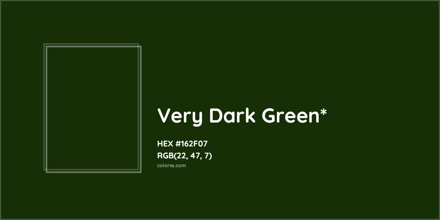 HEX #162F07 Color Name, Color Code, Palettes, Similar Paints, Images