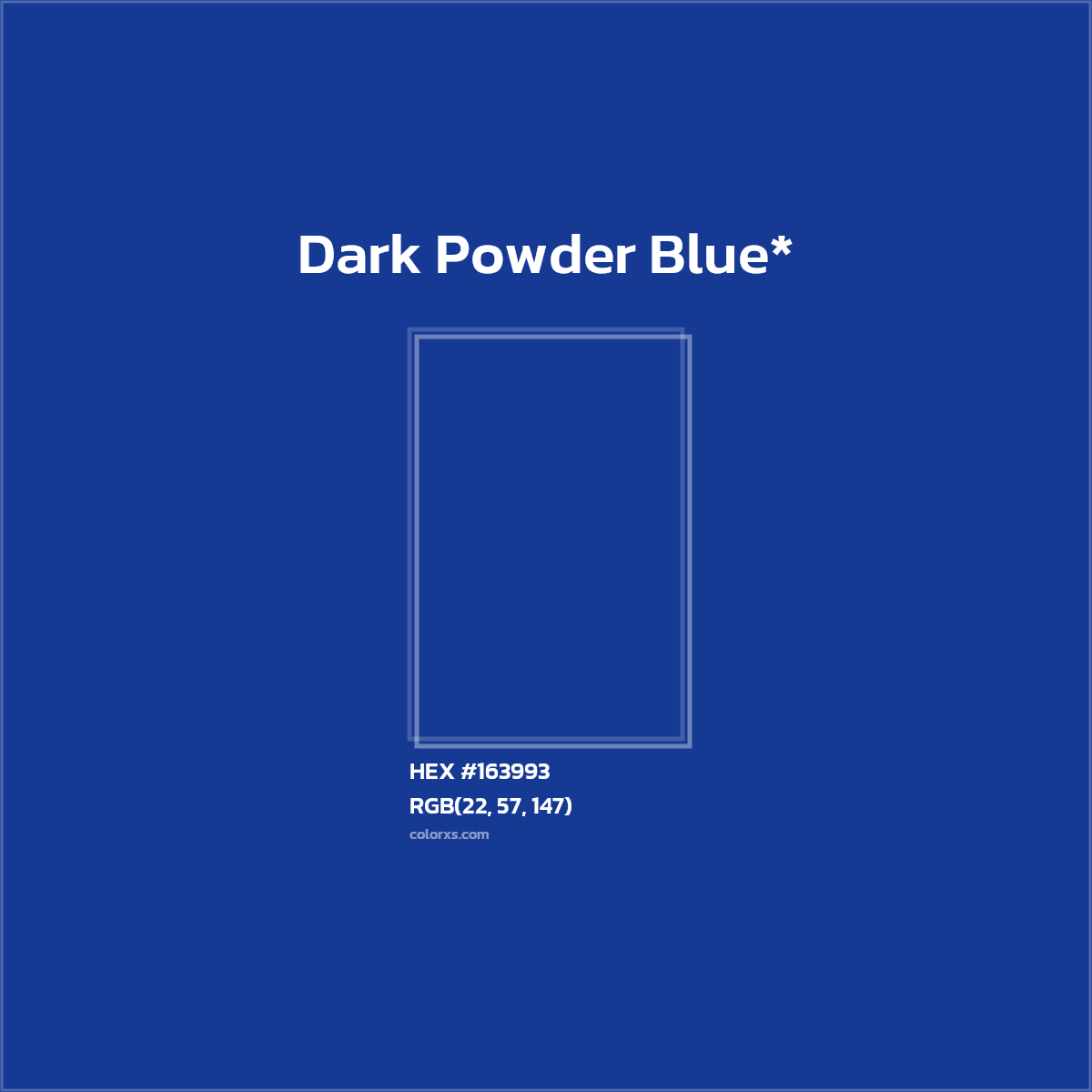 HEX #163993 Color Name, Color Code, Palettes, Similar Paints, Images