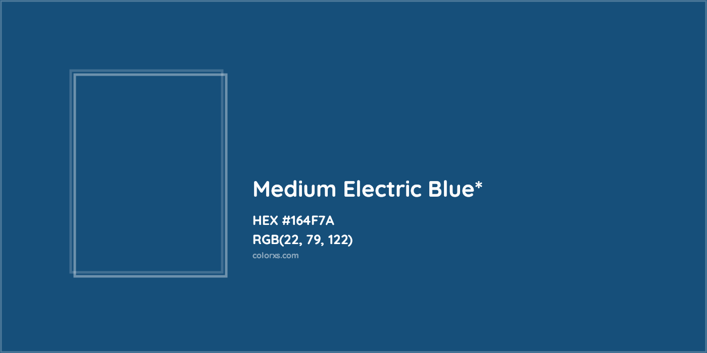 HEX #164F7A Color Name, Color Code, Palettes, Similar Paints, Images