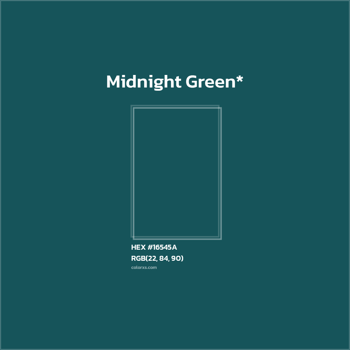 HEX #16545A Color Name, Color Code, Palettes, Similar Paints, Images