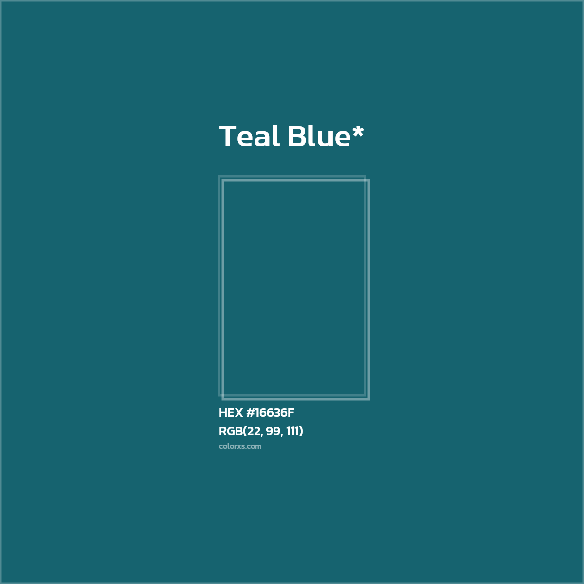 HEX #16636F Color Name, Color Code, Palettes, Similar Paints, Images