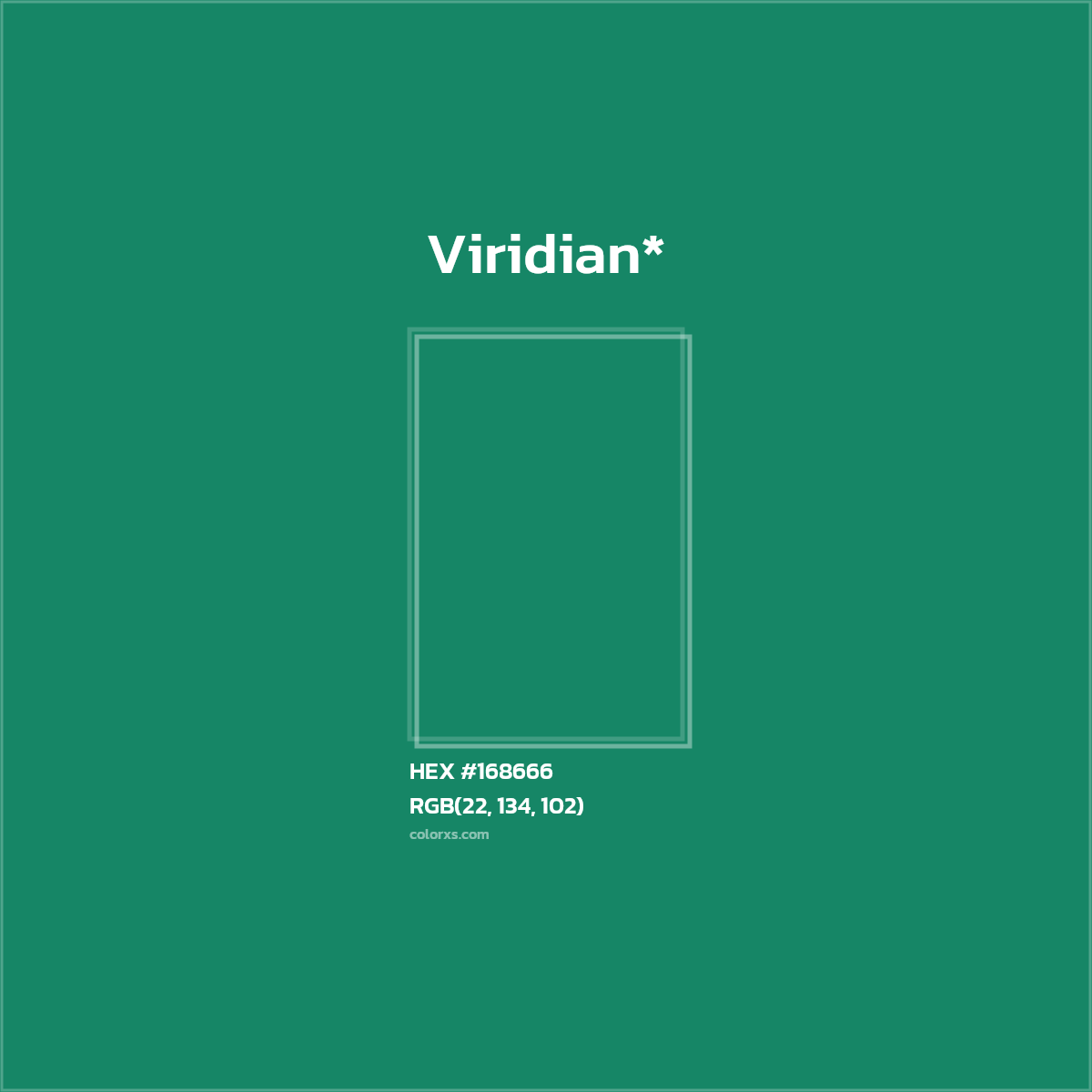 HEX #168666 Color Name, Color Code, Palettes, Similar Paints, Images