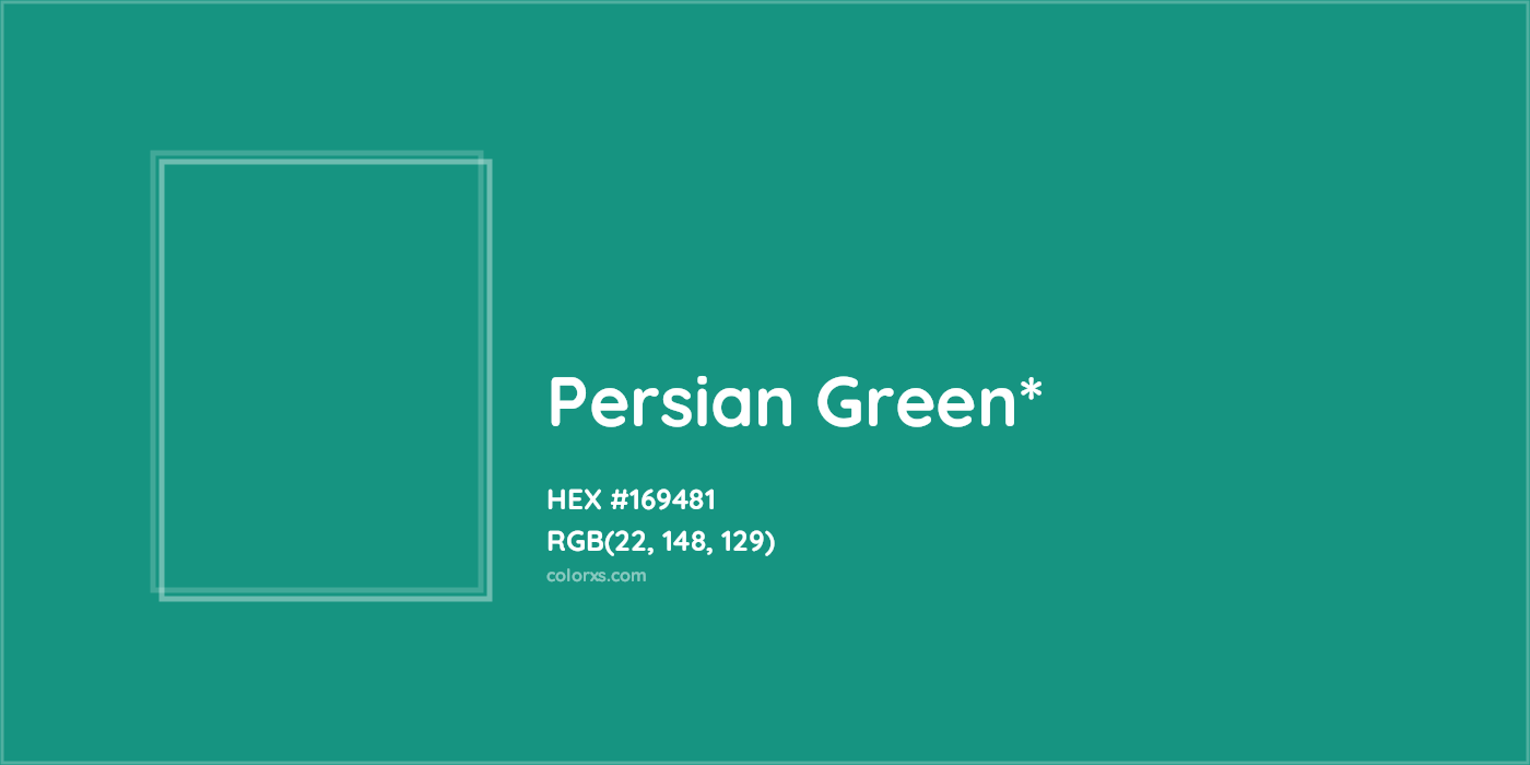 HEX #169481 Color Name, Color Code, Palettes, Similar Paints, Images