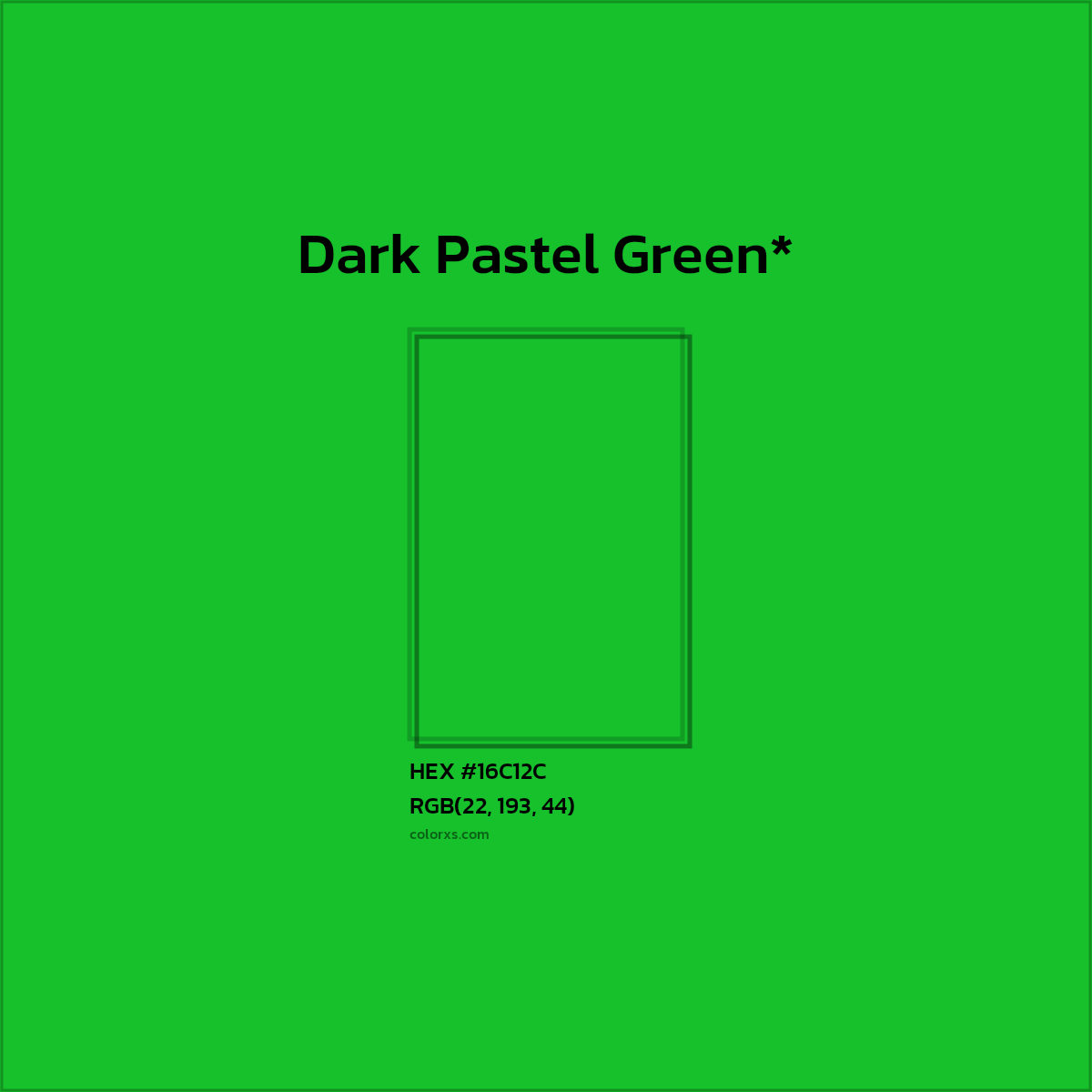 HEX #16C12C Color Name, Color Code, Palettes, Similar Paints, Images