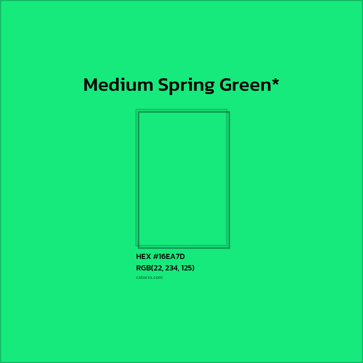 HEX #16EA7D Color Name, Color Code, Palettes, Similar Paints, Images