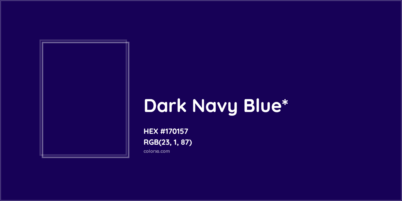 HEX #170157 Color Name, Color Code, Palettes, Similar Paints, Images
