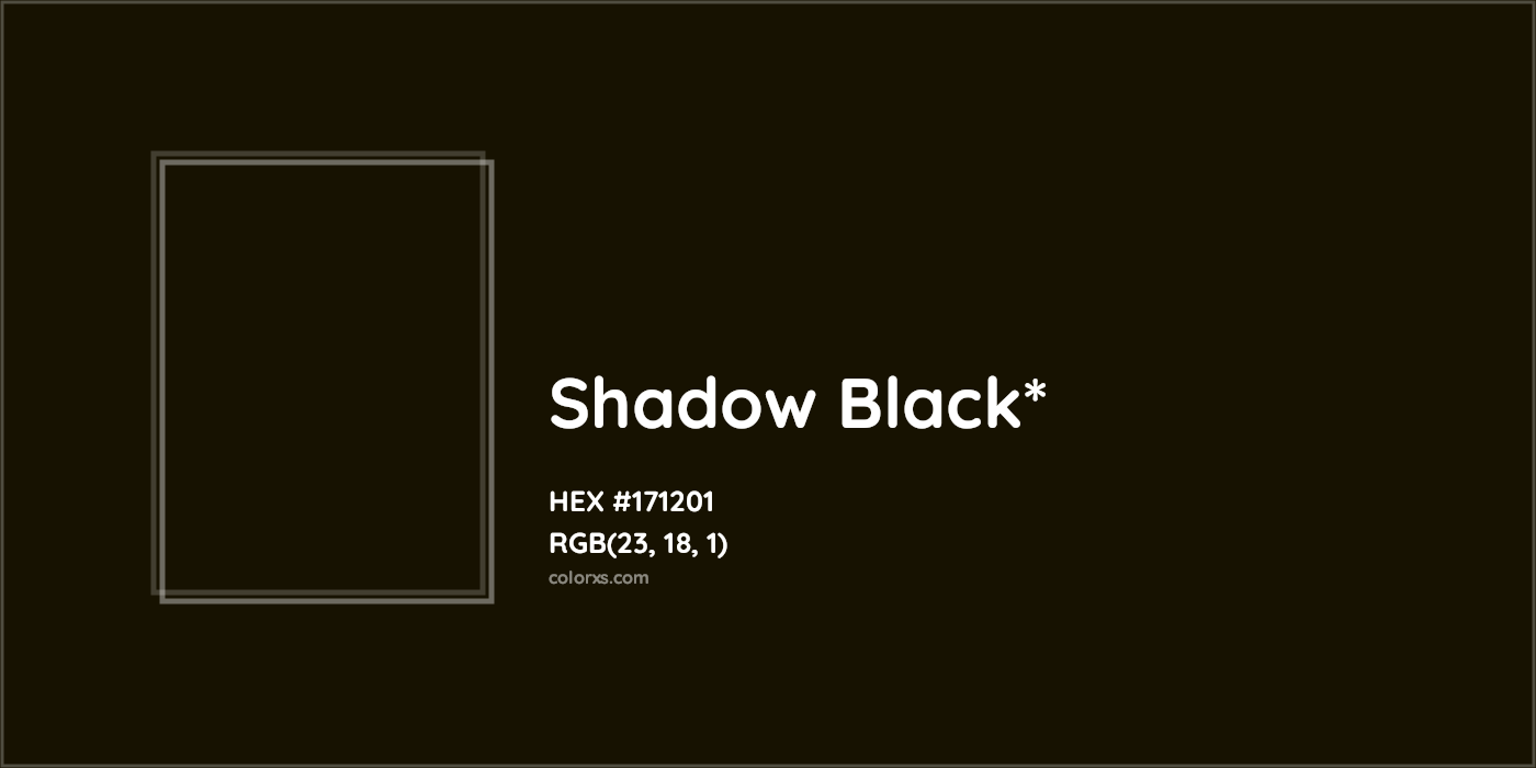 HEX #171201 Color Name, Color Code, Palettes, Similar Paints, Images