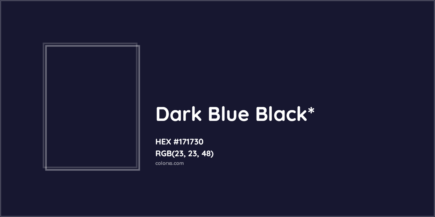 HEX #171730 Color Name, Color Code, Palettes, Similar Paints, Images