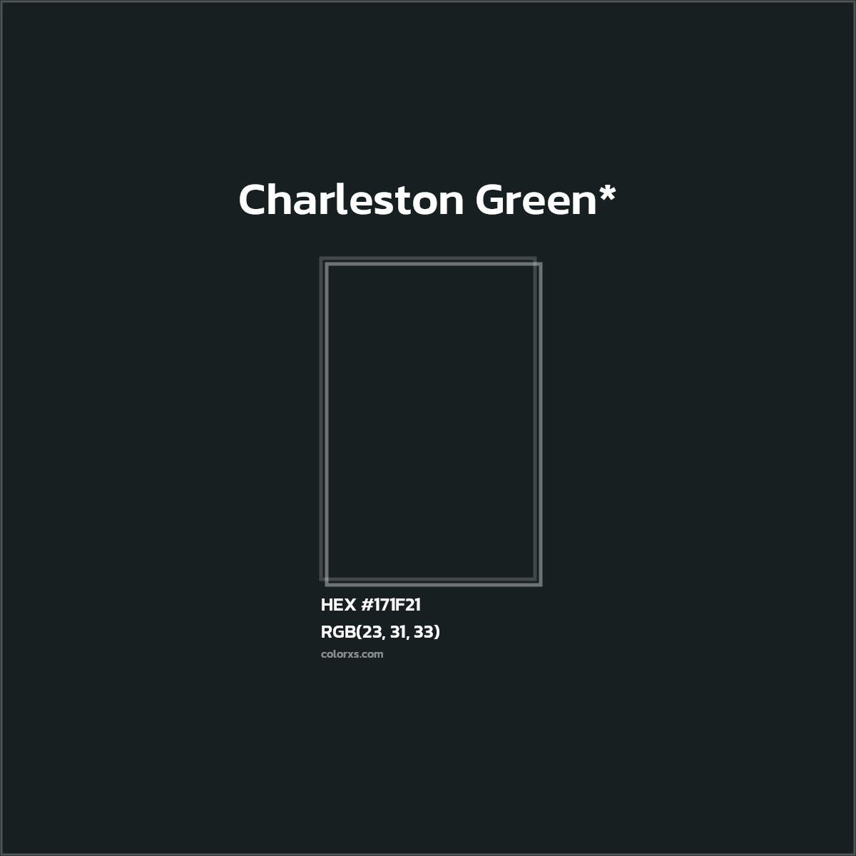 HEX #171F21 Color Name, Color Code, Palettes, Similar Paints, Images