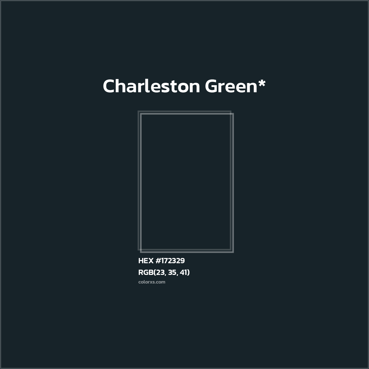 HEX #172329 Color Name, Color Code, Palettes, Similar Paints, Images