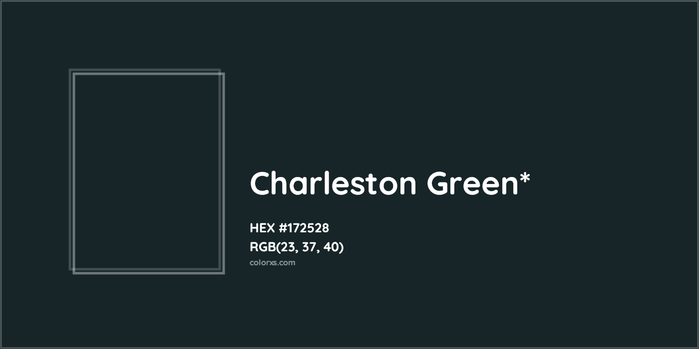 HEX #172528 Color Name, Color Code, Palettes, Similar Paints, Images