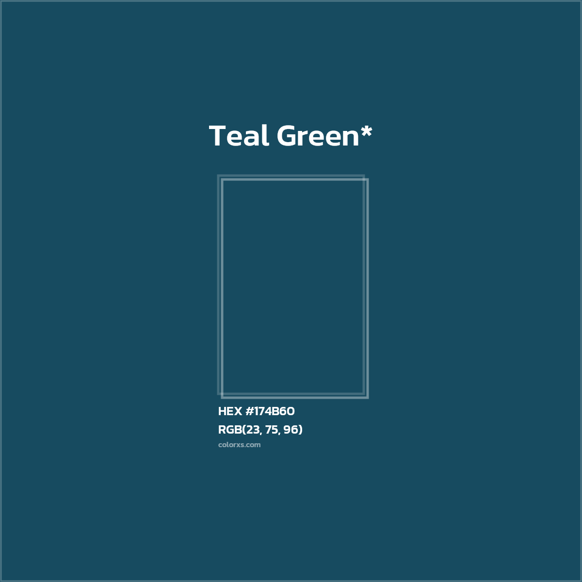 HEX #174B60 Color Name, Color Code, Palettes, Similar Paints, Images