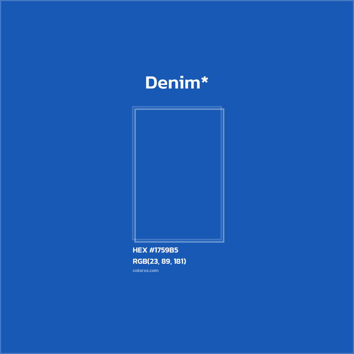 HEX #1759B5 Color Name, Color Code, Palettes, Similar Paints, Images