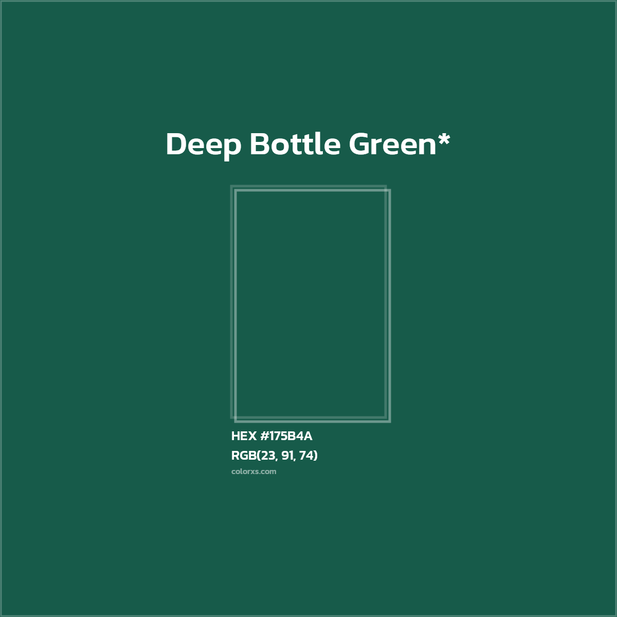 HEX #175B4A Color Name, Color Code, Palettes, Similar Paints, Images