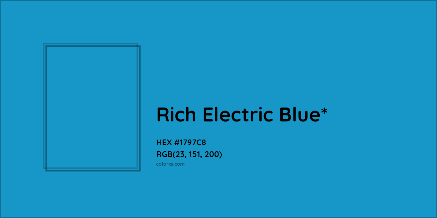 HEX #1797C8 Color Name, Color Code, Palettes, Similar Paints, Images