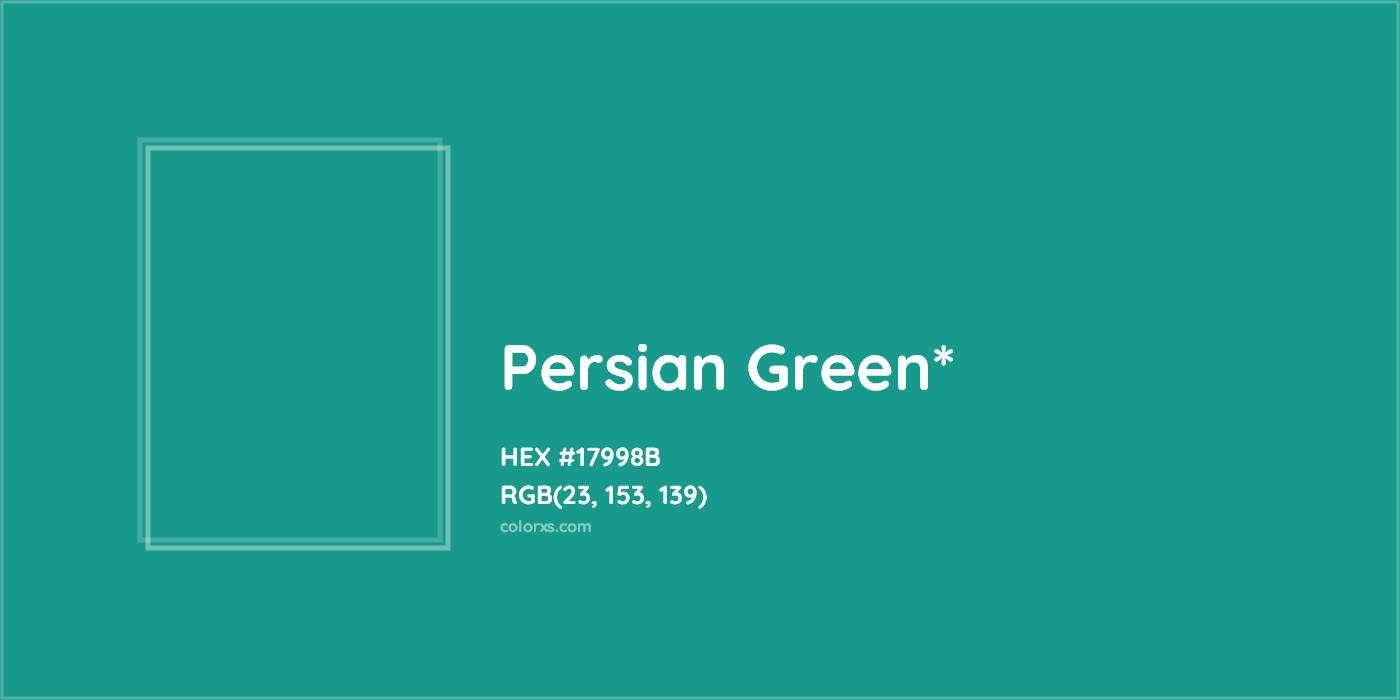 HEX #17998B Color Name, Color Code, Palettes, Similar Paints, Images