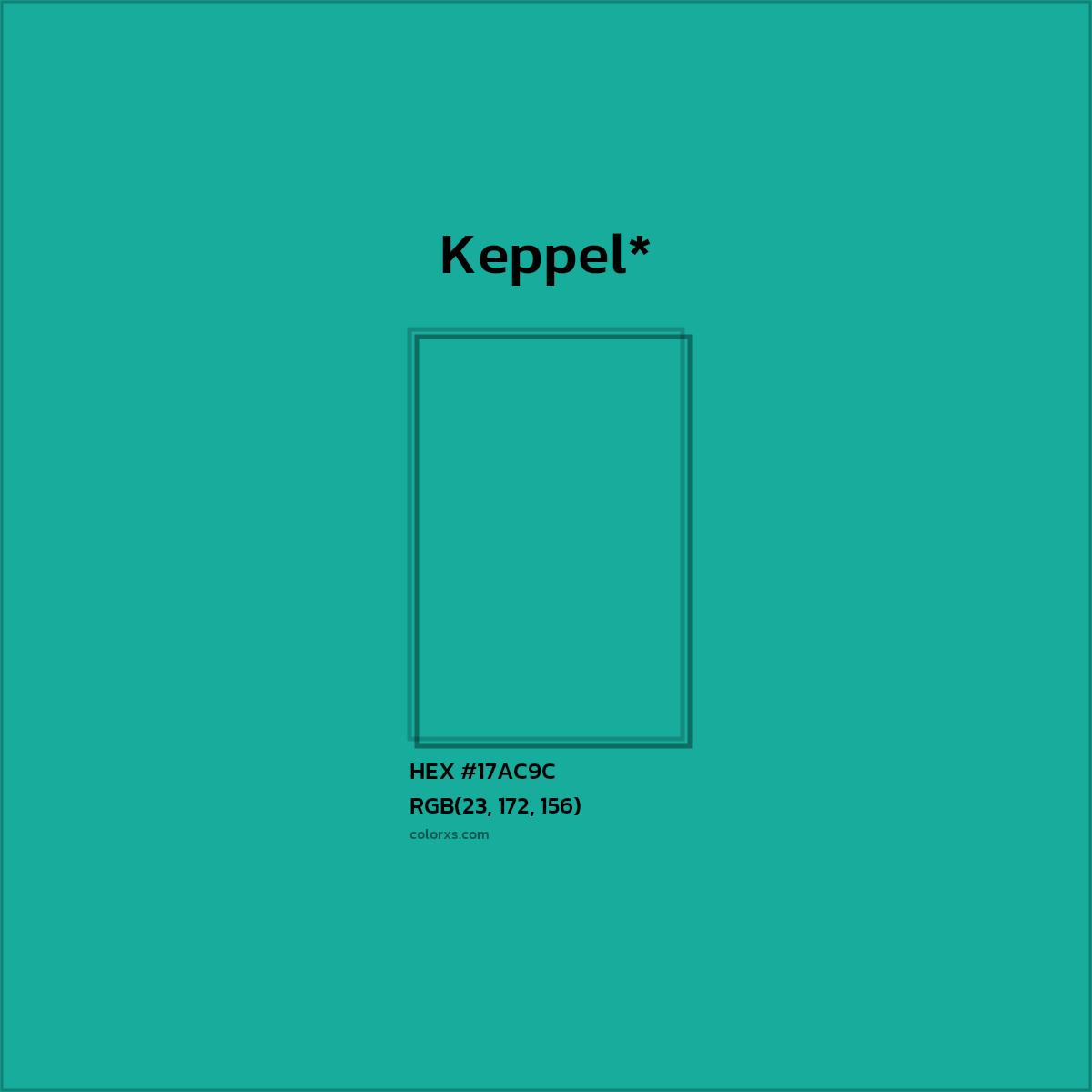 HEX #17AC9C Color Name, Color Code, Palettes, Similar Paints, Images