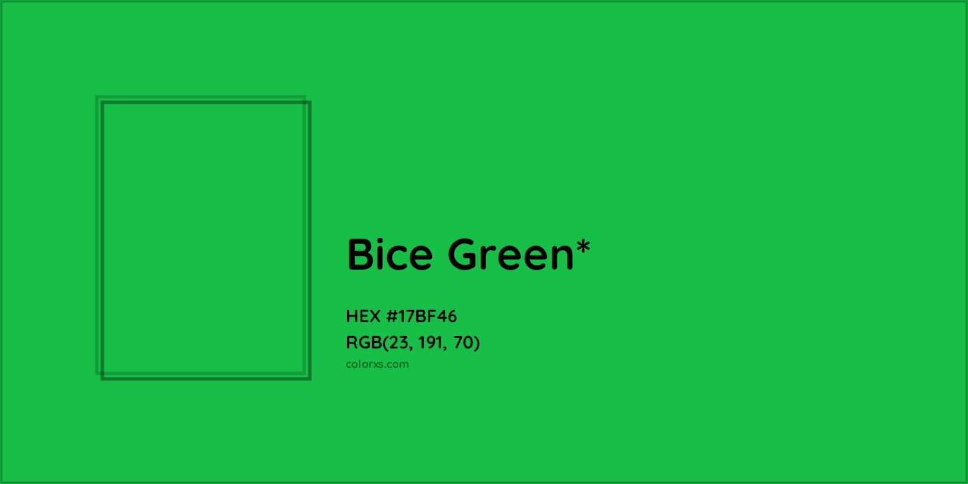 HEX #17BF46 Color Name, Color Code, Palettes, Similar Paints, Images