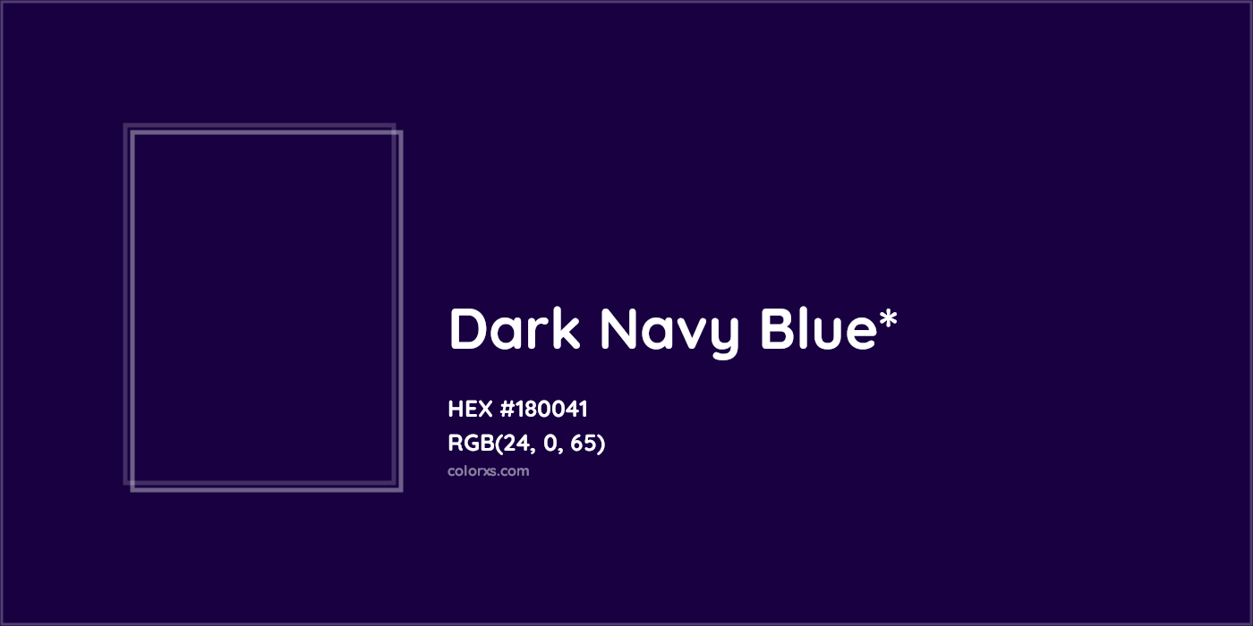 HEX #180041 Color Name, Color Code, Palettes, Similar Paints, Images