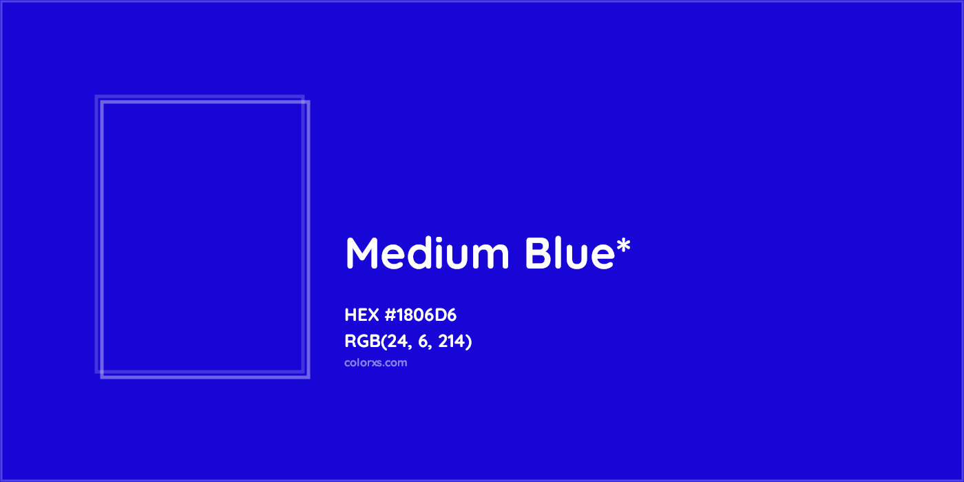 HEX #1806D6 Color Name, Color Code, Palettes, Similar Paints, Images