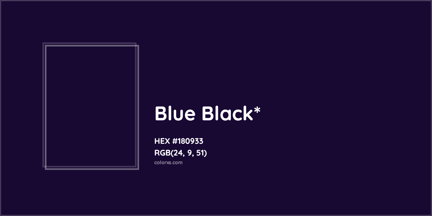 HEX #180933 Color Name, Color Code, Palettes, Similar Paints, Images