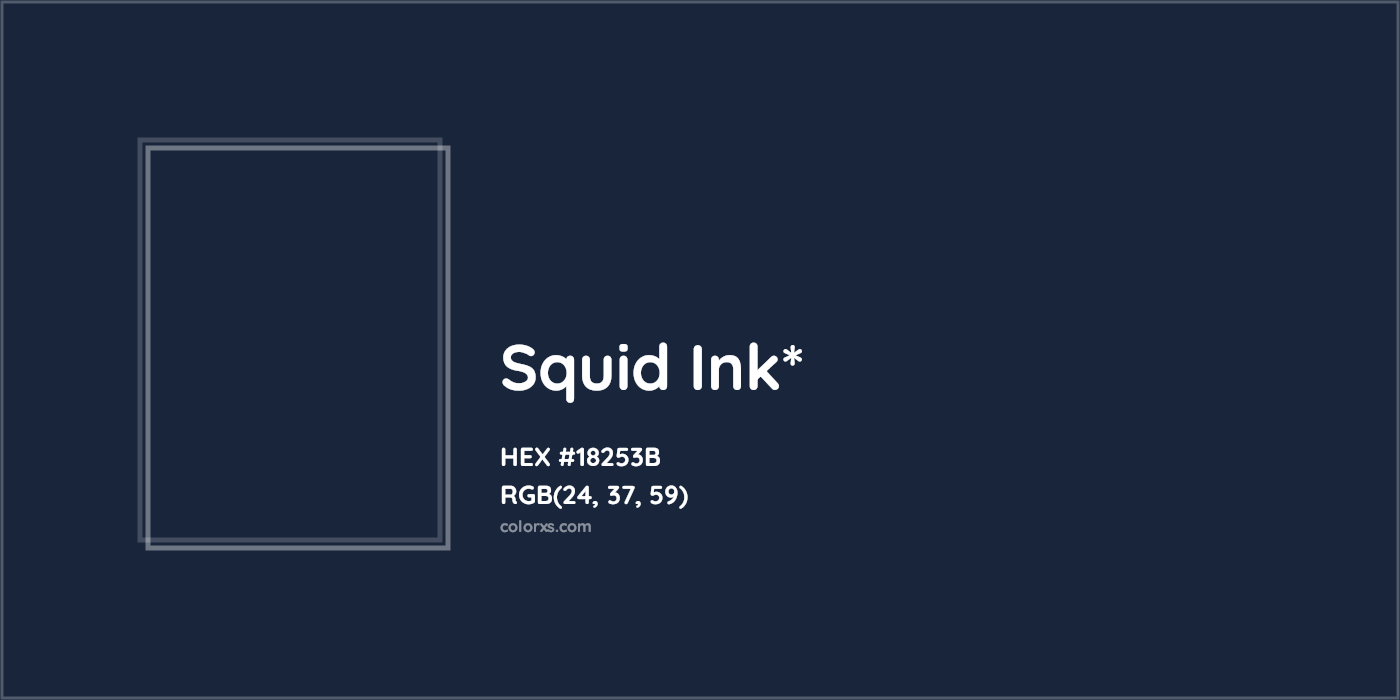 HEX #18253B Color Name, Color Code, Palettes, Similar Paints, Images