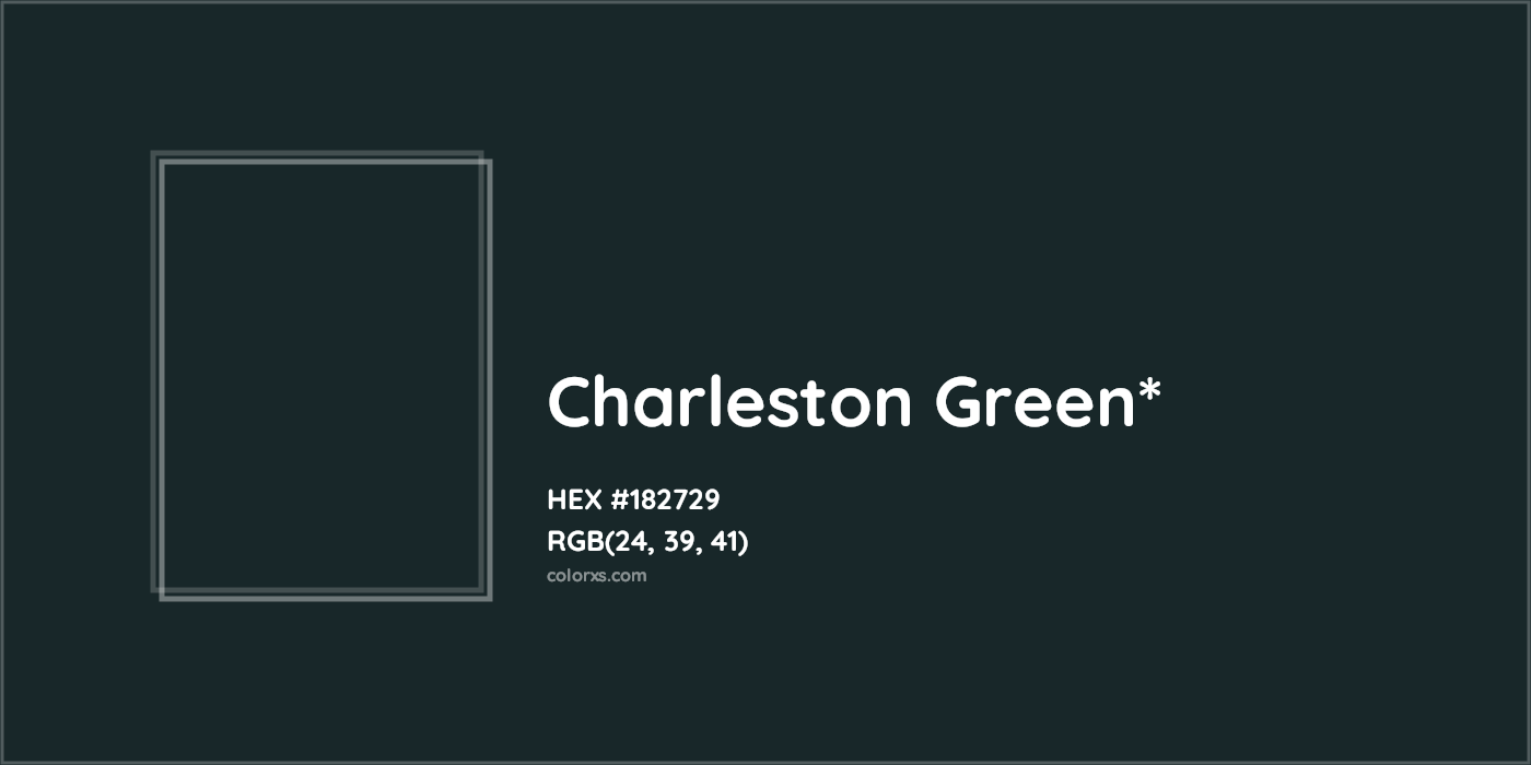 HEX #182729 Color Name, Color Code, Palettes, Similar Paints, Images