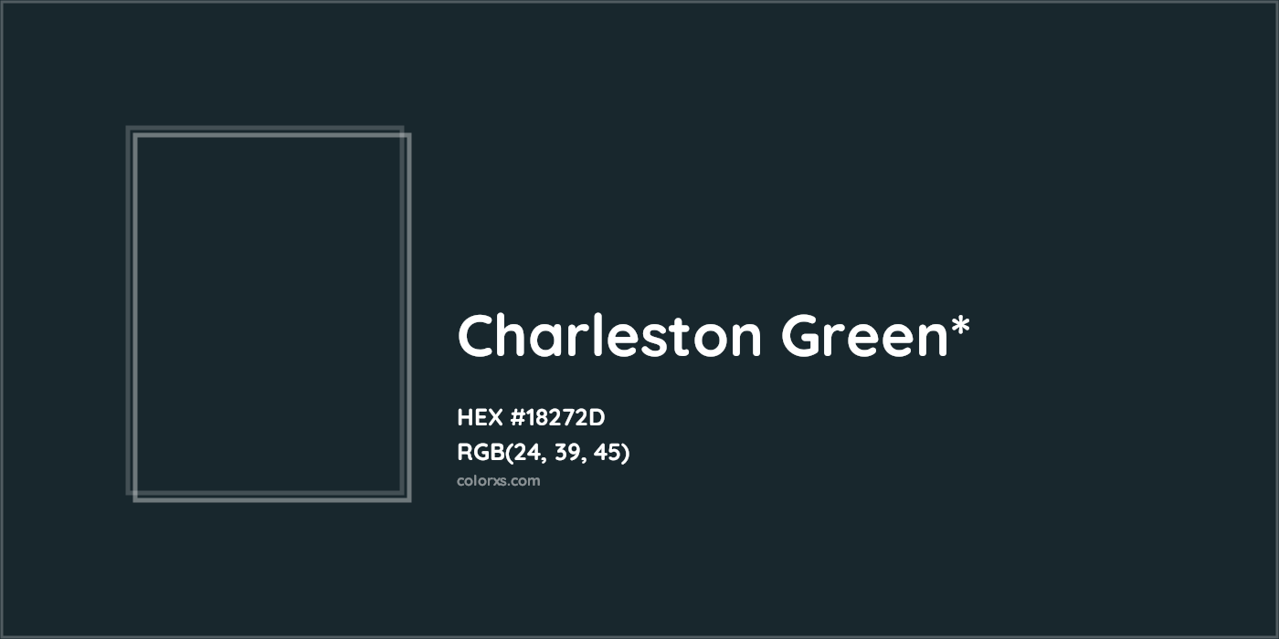 HEX #18272D Color Name, Color Code, Palettes, Similar Paints, Images