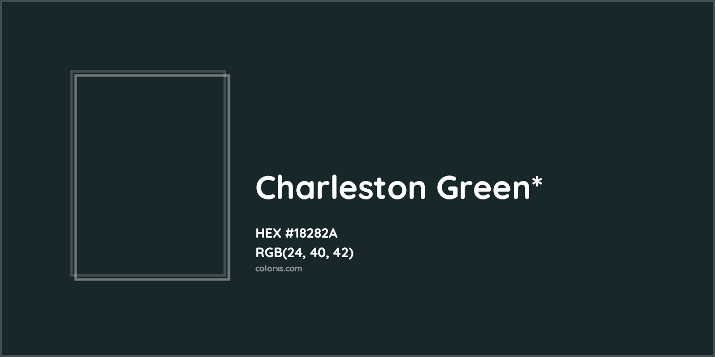 HEX #18282A Color Name, Color Code, Palettes, Similar Paints, Images