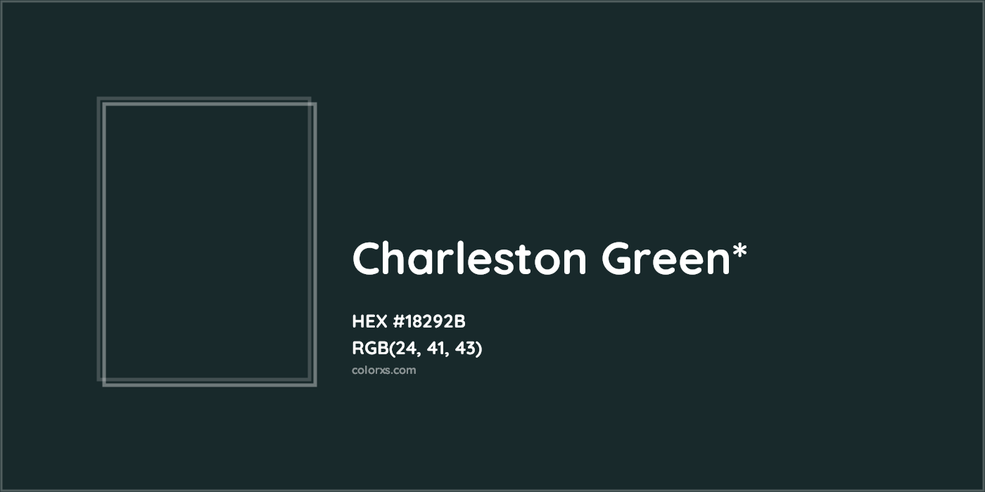HEX #18292B Color Name, Color Code, Palettes, Similar Paints, Images
