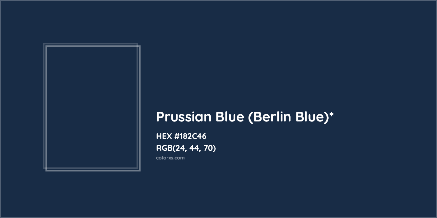 HEX #182C46 Color Name, Color Code, Palettes, Similar Paints, Images