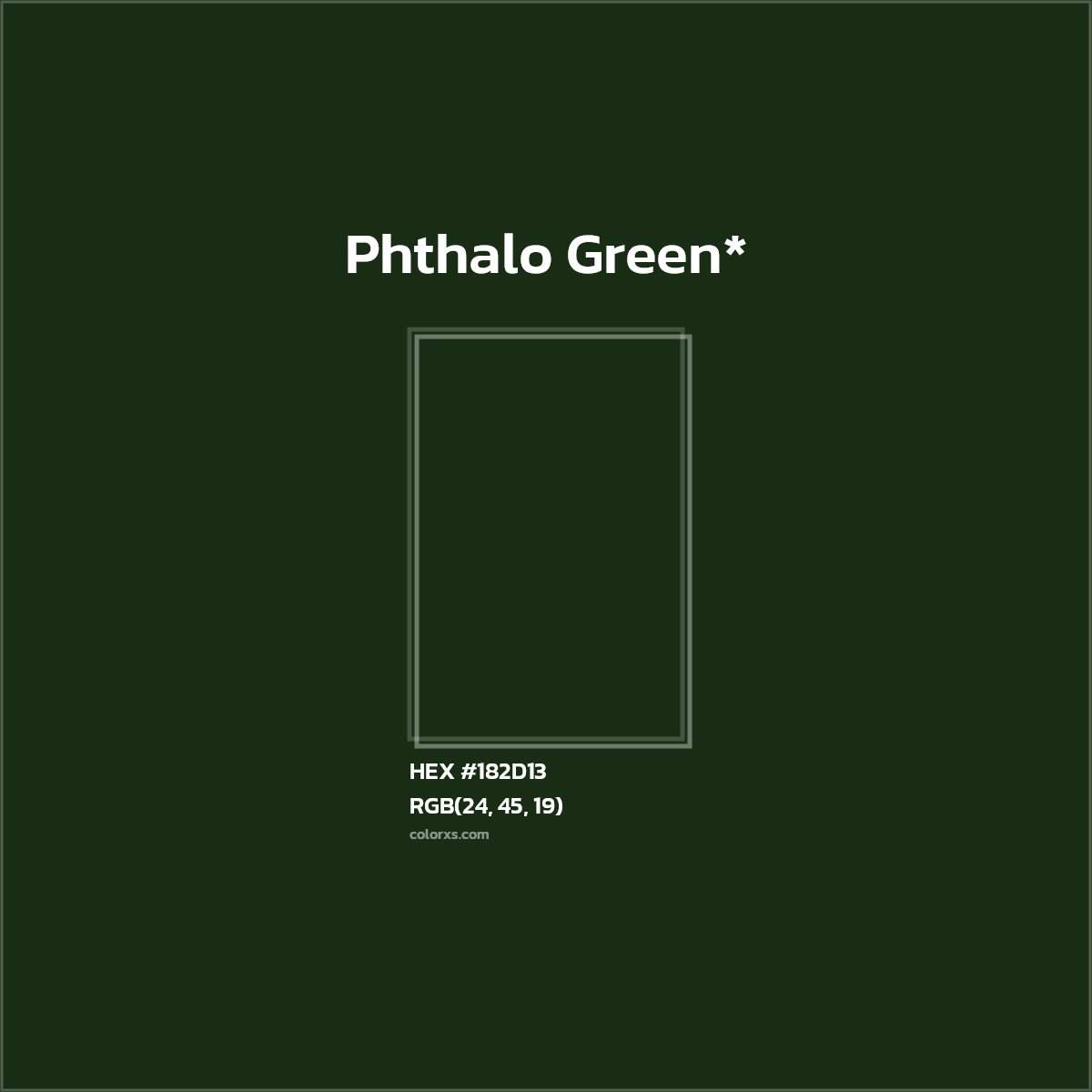 HEX #182D13 Color Name, Color Code, Palettes, Similar Paints, Images